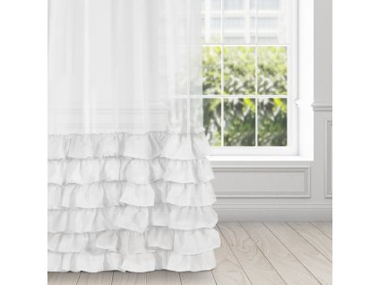 29728 firana gotowa dolly na tasmie 140 x 250 cm bialy