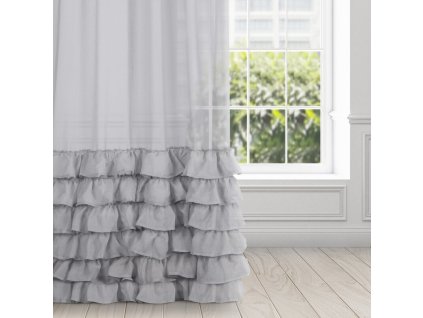 62758 firana gotowa dolly na tasmie 140 x 250 cm stalowy