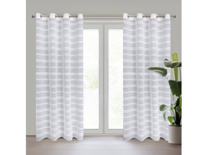 12043 firana gotowa doly 140 x 250 cm bialy