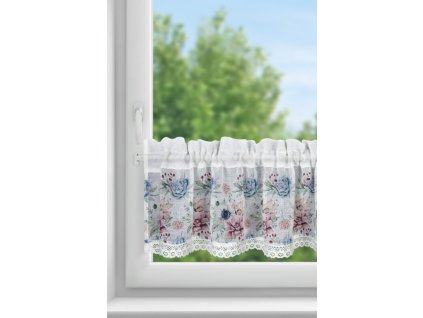 39748 firana gotowa dora 150 x 30 cm bialy