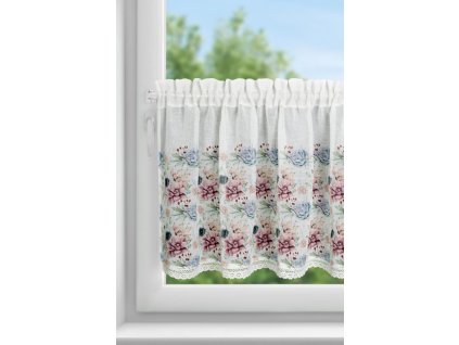 39751 firana gotowa dora 150 x 60 cm bialy