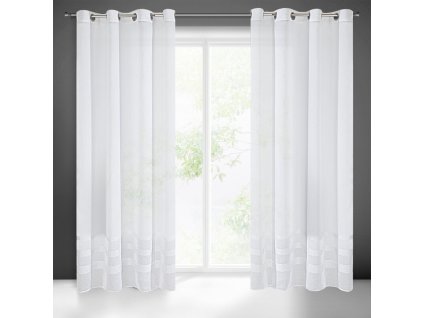 63571 firana gotowa efil 140 x 250 cm bialy