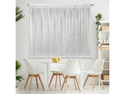 44674 firana gotowa eliza na tasmie 300 x 145 cm bialy