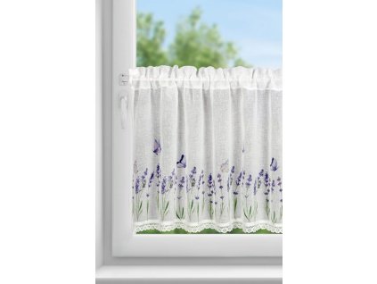 4849 firana gotowa ella na tasmie 150 x 60 cm bialy