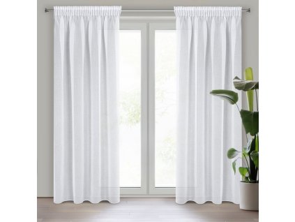 4678 firana gotowa elpidia na tasmie 140 x 270 cm bialy