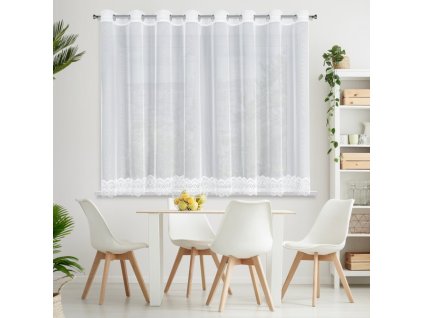 10939 firana gotowa elza 350 x 150 cm bialy