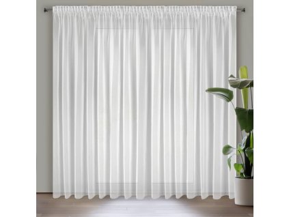 4681 firana gotowa esel na tasmie 350 x 250 cm bialy