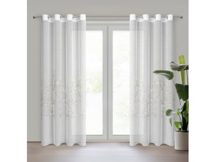 8626 firana gotowa estella 140 x 250 cm bialy