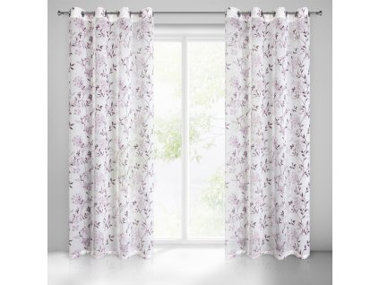 53527 firana gotowa fiona 140 x 250 cm bialy