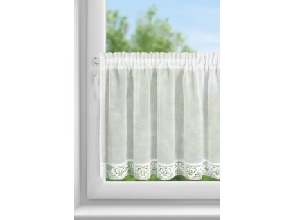 30868 firana gotowa gabi na tasmie 150 x 60 cm kremowy