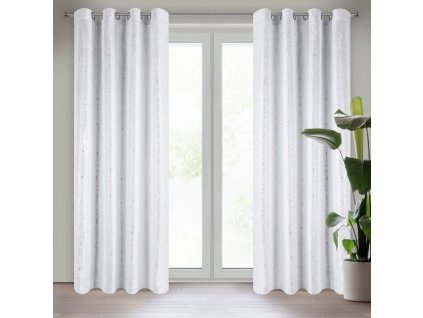 39160 firana gotowa gaja 140 x 250 cm bialy