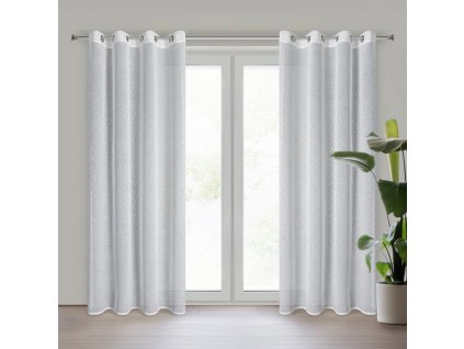 24496 firana gotowa gina 140 x 250 cm bialy