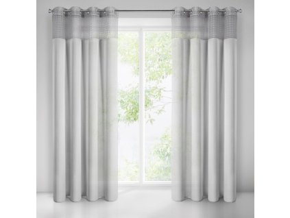 63577 firana gotowa grace 135 x 250 cm szary