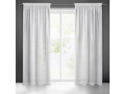 50998 firana gotowa gracja na tasmie 140 x 270 cm bialy