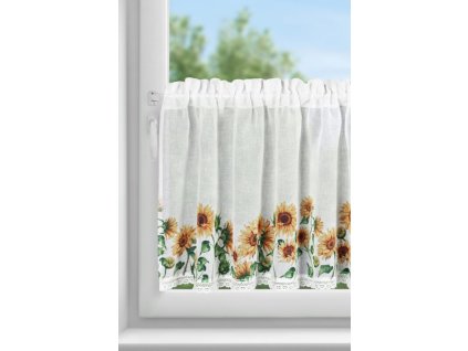 4858 firana gotowa helia na tasmie 150 x 60 cm bialy