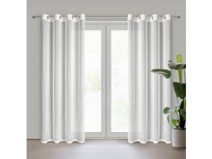 10834 firana gotowa hera 140 x 250 cm bialy