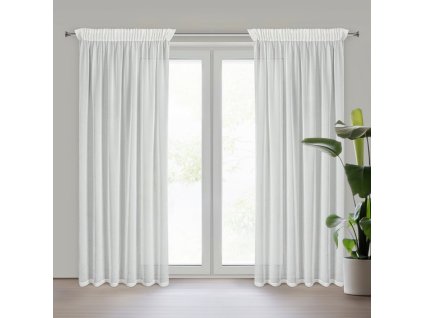 11044 firana gotowa hera na tasmie 140 x 270 cm bialy