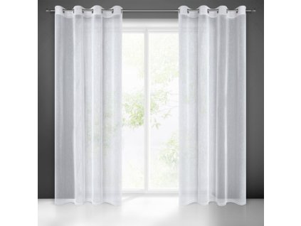 58894 firana gotowa ida 140 x 250 cm bialy