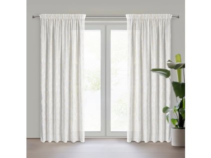 11059 firana gotowa ilaria na tasmie 140 x 250 cm bialy