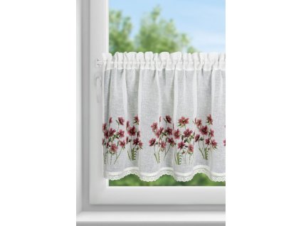 39736 firana gotowa isa 150 x 60 cm bialy