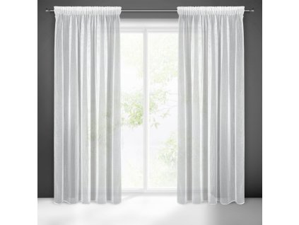 46924 firana gotowa kim na tasmie 140 x 300 cm bialy