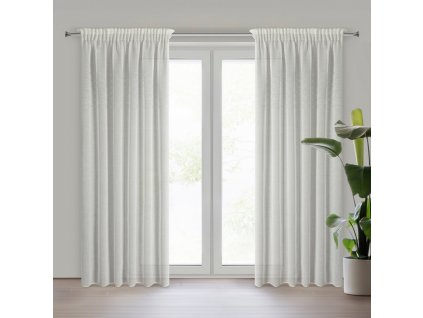 27484 firana gotowa kleo na tasmie 140 x 270 cm bialy