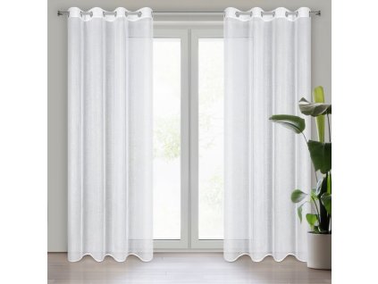 30766 firana gotowa lena 140 x 250 cm bialy