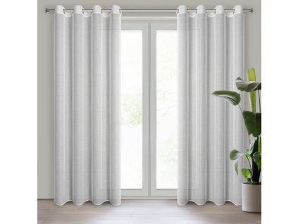 35257 firana gotowa lena 140 x 250 cm bialy