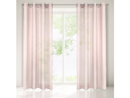 64903 firana gotowa liza 140 x 250 cm rozowy