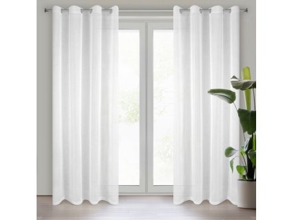 39271 firana gotowa lucy 140 x 250 cm bialy