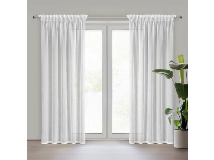 10831 firana gotowa marina na tasmie 140 x 270 cm bialy