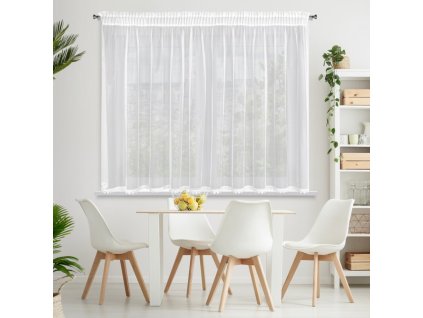 51085 firana gotowa maya na tasmie 300 x 145 cm bialy