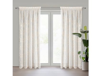 13024 firana gotowa mia na tasmie 140 x 270 cm bialy