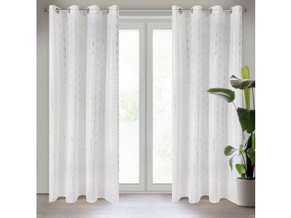 58849 firana gotowa milly 140 x 250 cm bialy