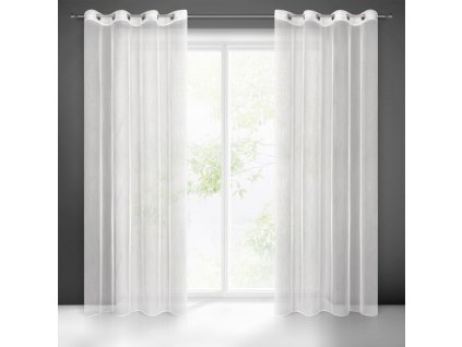 50185 firana gotowa nicea 140 x 250 cm bialy