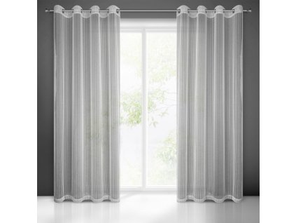 44284 firana gotowa noelia 140 x 250 cm srebrny