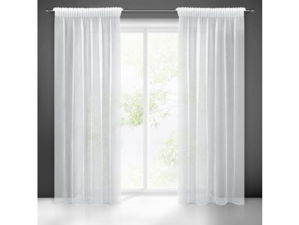 49156 firana gotowa pilar na tasmie 140 x 270 cm bialy