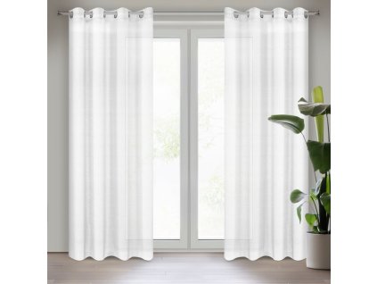 61573 firana gotowa rebecca 140 x 250 cm bialy