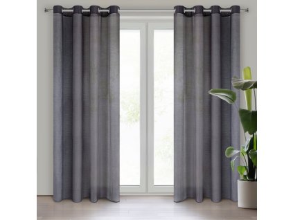 64363 firana gotowa rebecca 140 x 250 cm ciemnofioletowy