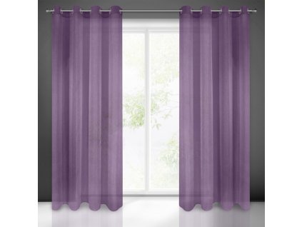 65161 firana gotowa rebecca 140 x 250 cm fioletowy