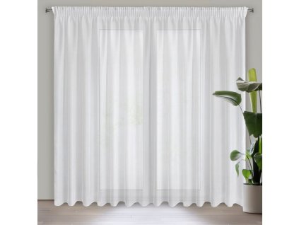 6634 firana gotowa rebecca na tasmie 300 x 270 cm bialy