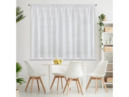 57106 firana gotowa rebecca na tasmie 350 x 160 cm bialy