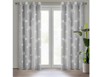 24991 firana gotowa sabine 140 x 250 cm stalowy