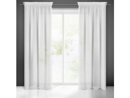 41032 firana gotowa sandra na tasmie 140 x 270 cm bialy