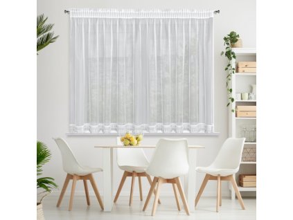 44236 firana gotowa sari na tasmie 300 x 145 cm bialy