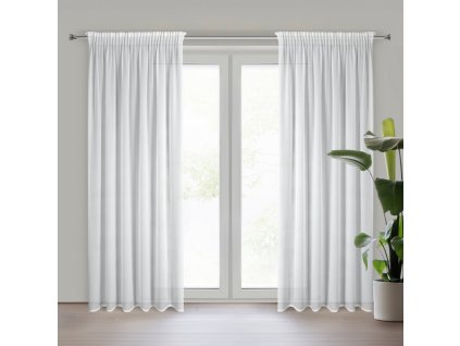 26944 firana gotowa selene na tasmie 140 x 270 cm bialy