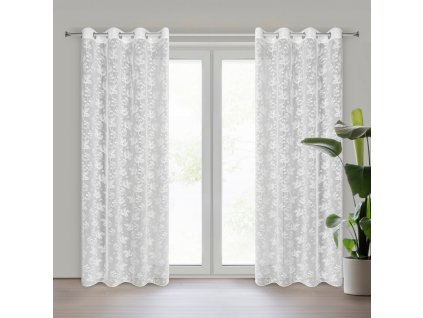 31960 firana gotowa serena 140 x 260 cm bialy