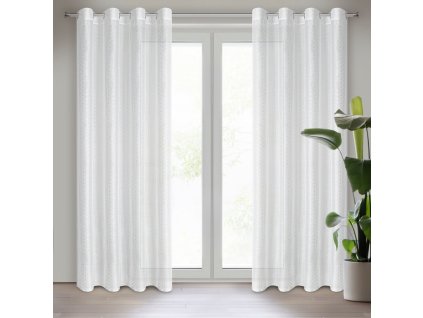 40903 firana gotowa sibel 140 x 250 cm bialy