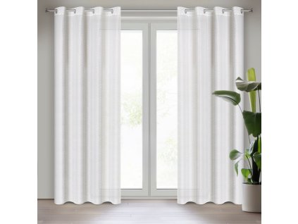 40930 firana gotowa sibel 140 x 250 cm bialy