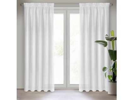 40993 firana gotowa sibel na tasmie 140 x 270 cm bialy